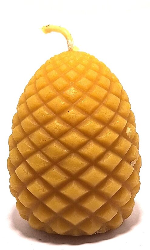 Stilizēts čiekurs, lielais, svece