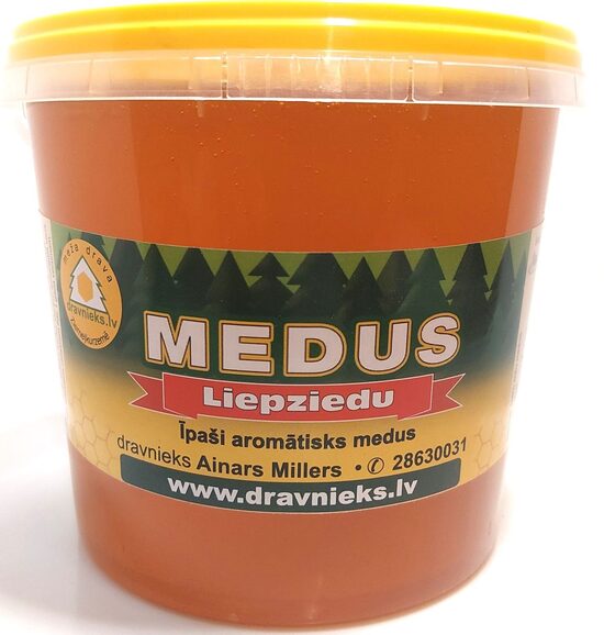 Liepziedu medus 1400g, šķidrs