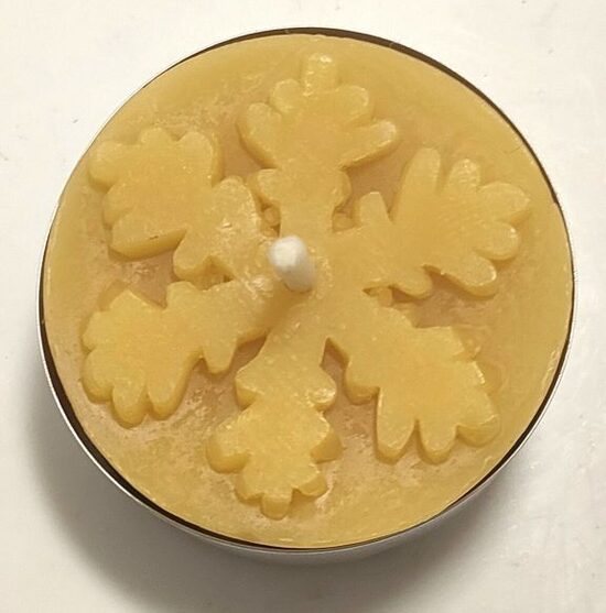 Tējassvece "Sniegpārsliņa" - Jaunums