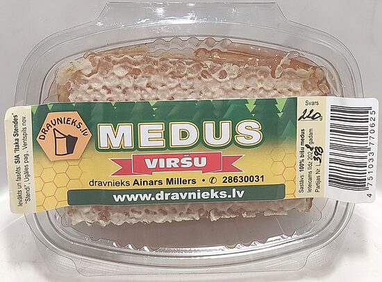 Viršu šūnu medus gabaliņi